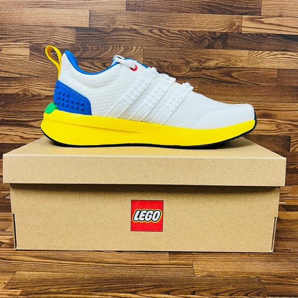 Adidas Lego Racer TR21 Women’s White Sneakers Shoe #680 - Picture 4 of 5